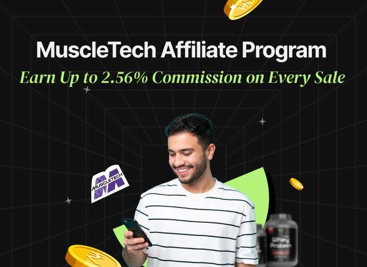 MuscleTech Affiliate Program: Earn Up to 2.56% Commission on Every Sale 