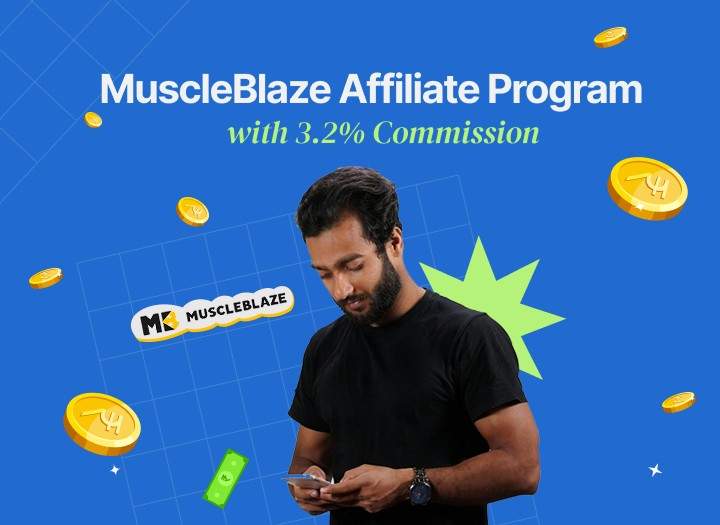 MuscleBlaze Affiliate Program with 3.2% Commission