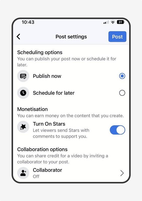 facebook stars