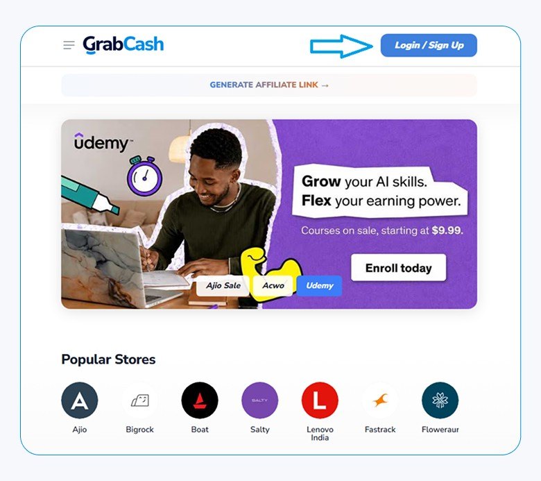 join an affiliate program or link sharing platform